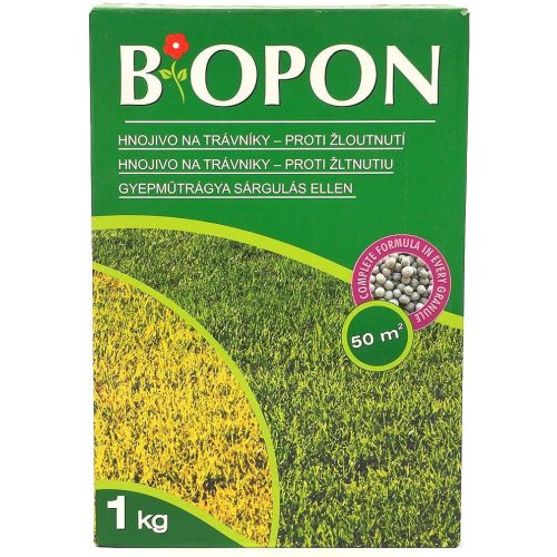 Biopon gyep sárgulás elleni növénytáp 1 kg